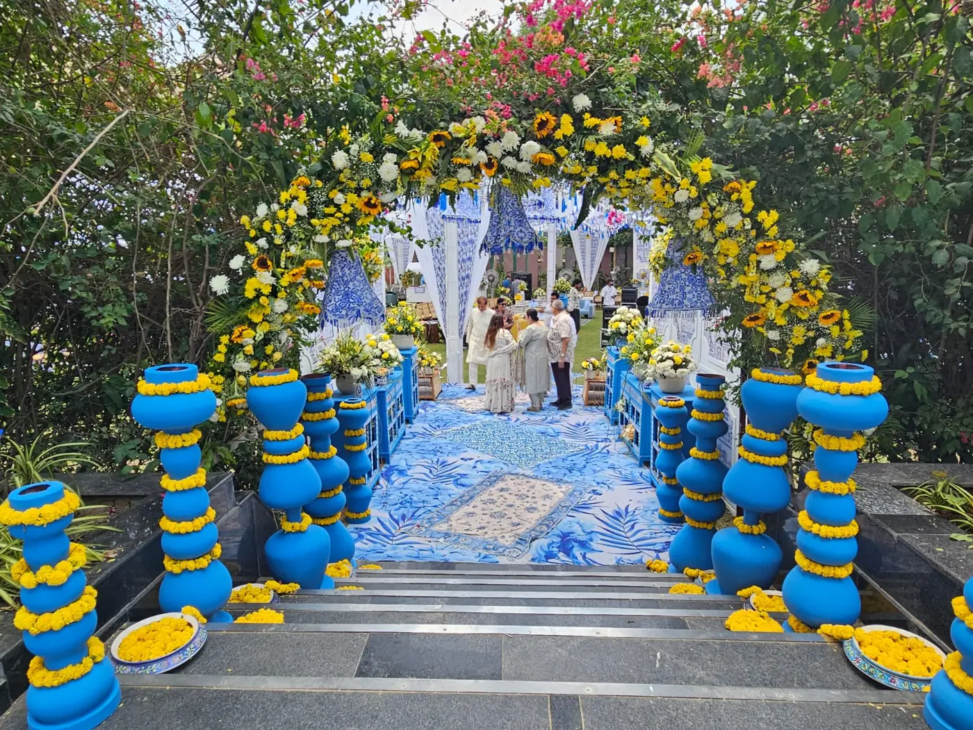 Jali sofa outdoor event decoration Udaipur