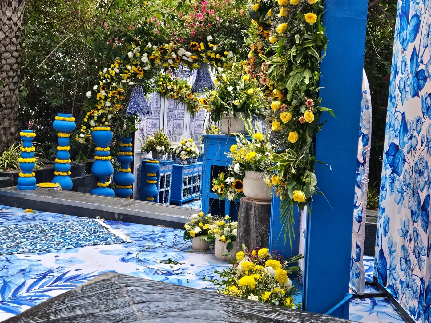 Luxury reception tent decoration Udaipur
