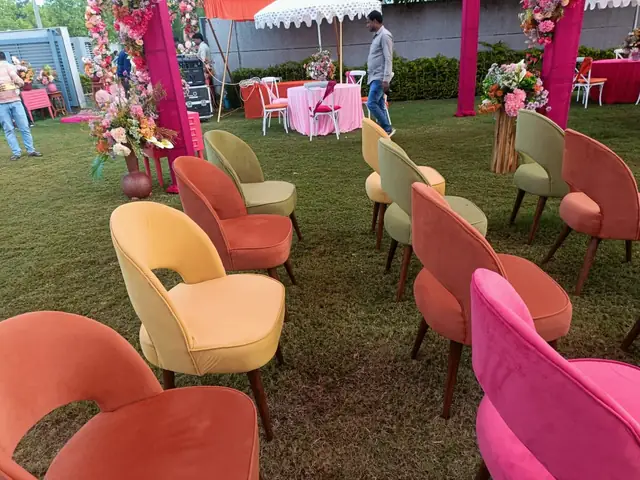 Candle lamp reception stage Udaipur