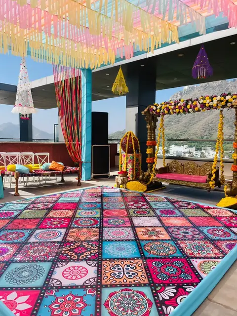 Surprise party backdrop decoration Udaipur