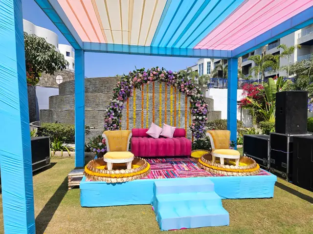 Traditional Indian wedding decoration Udaipur